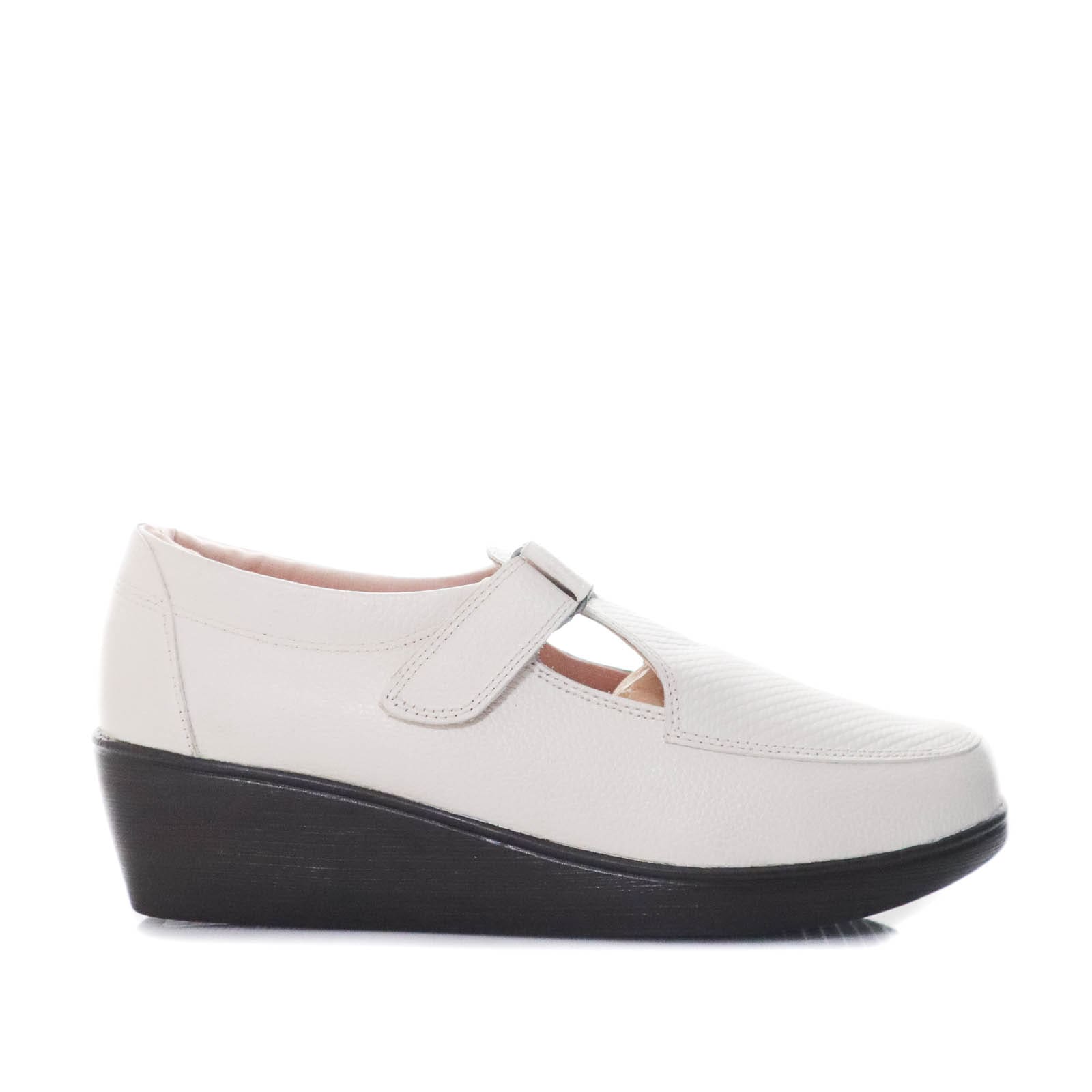 Mocasin talco cuero para mujer H-ISABEL