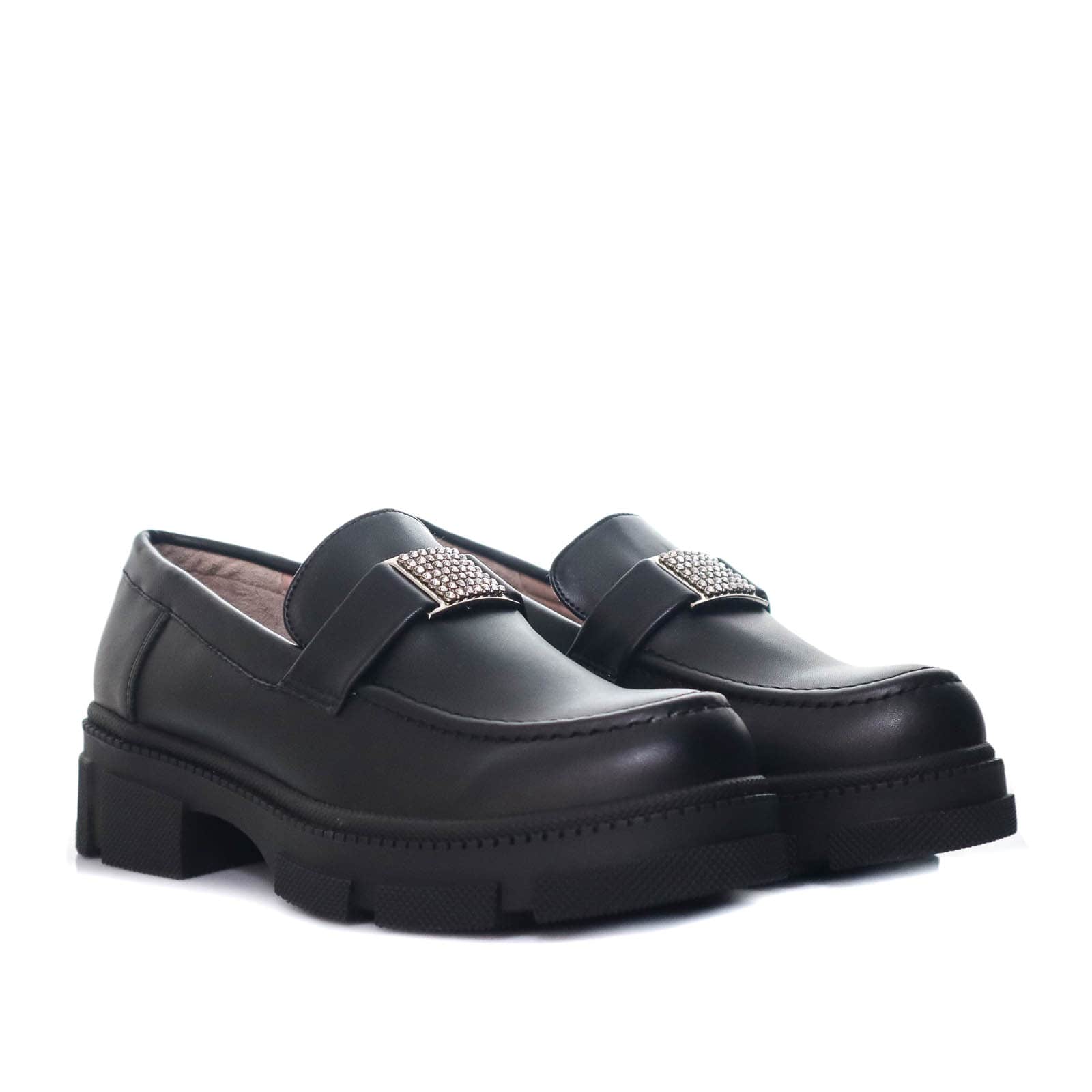 Mocasin negro para mujer TA1041