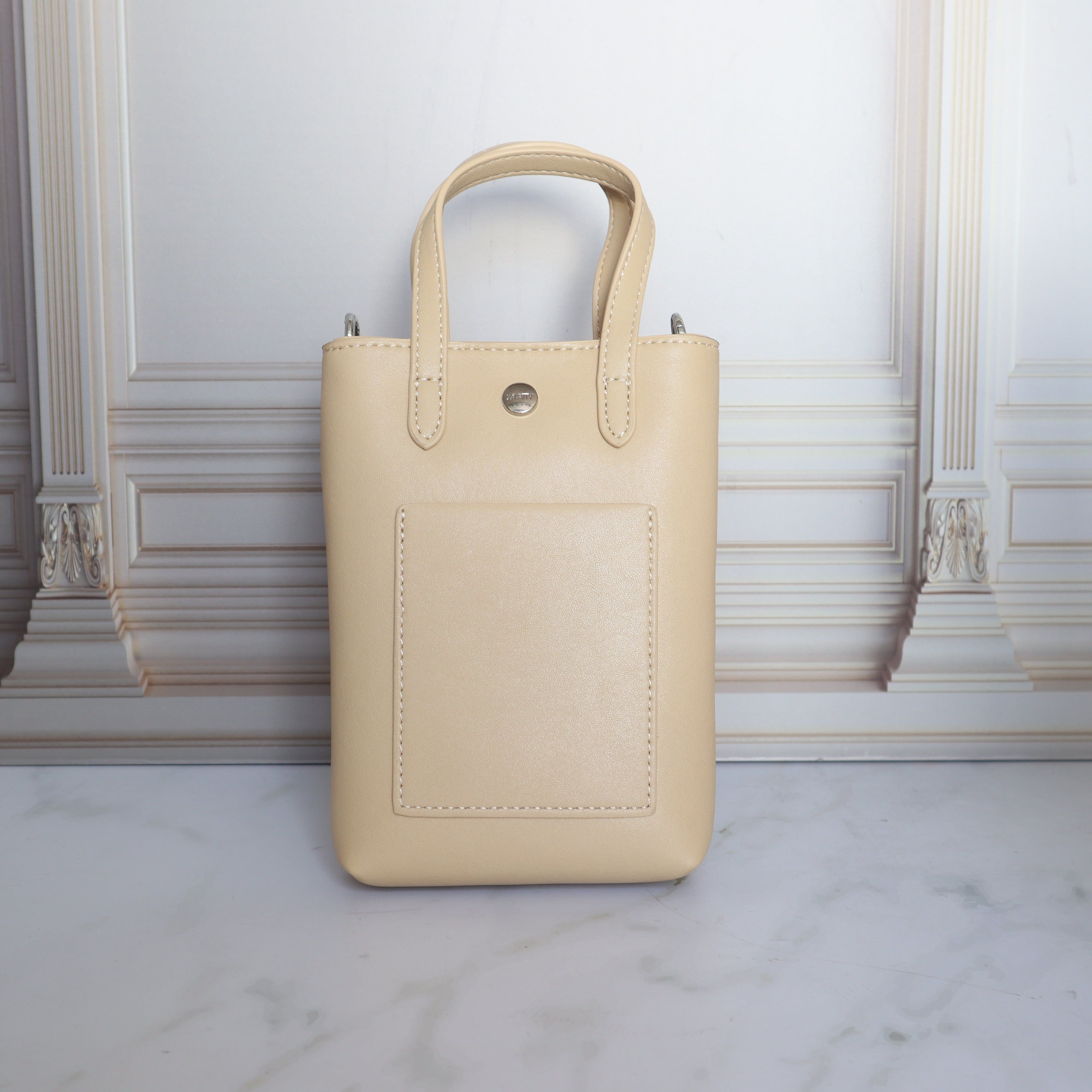 Portacelular beige para mujer PC58168H