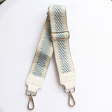 Reata para bolsos de mujer REA1 COLOR BLANCO CON BEIGE