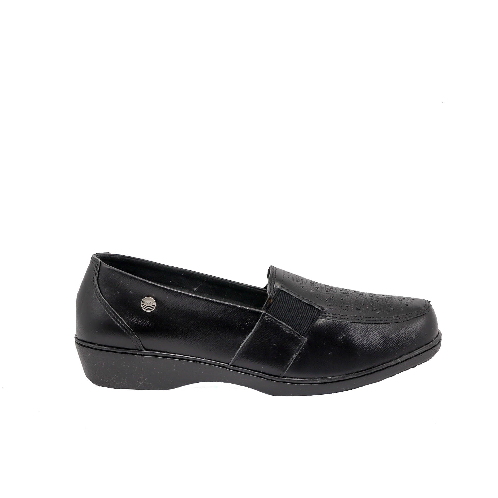Mocasin negro para mujer RO2092