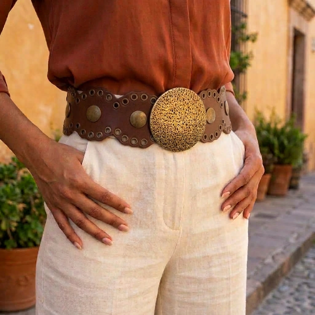 Correa para mujer BELT211 MARRON