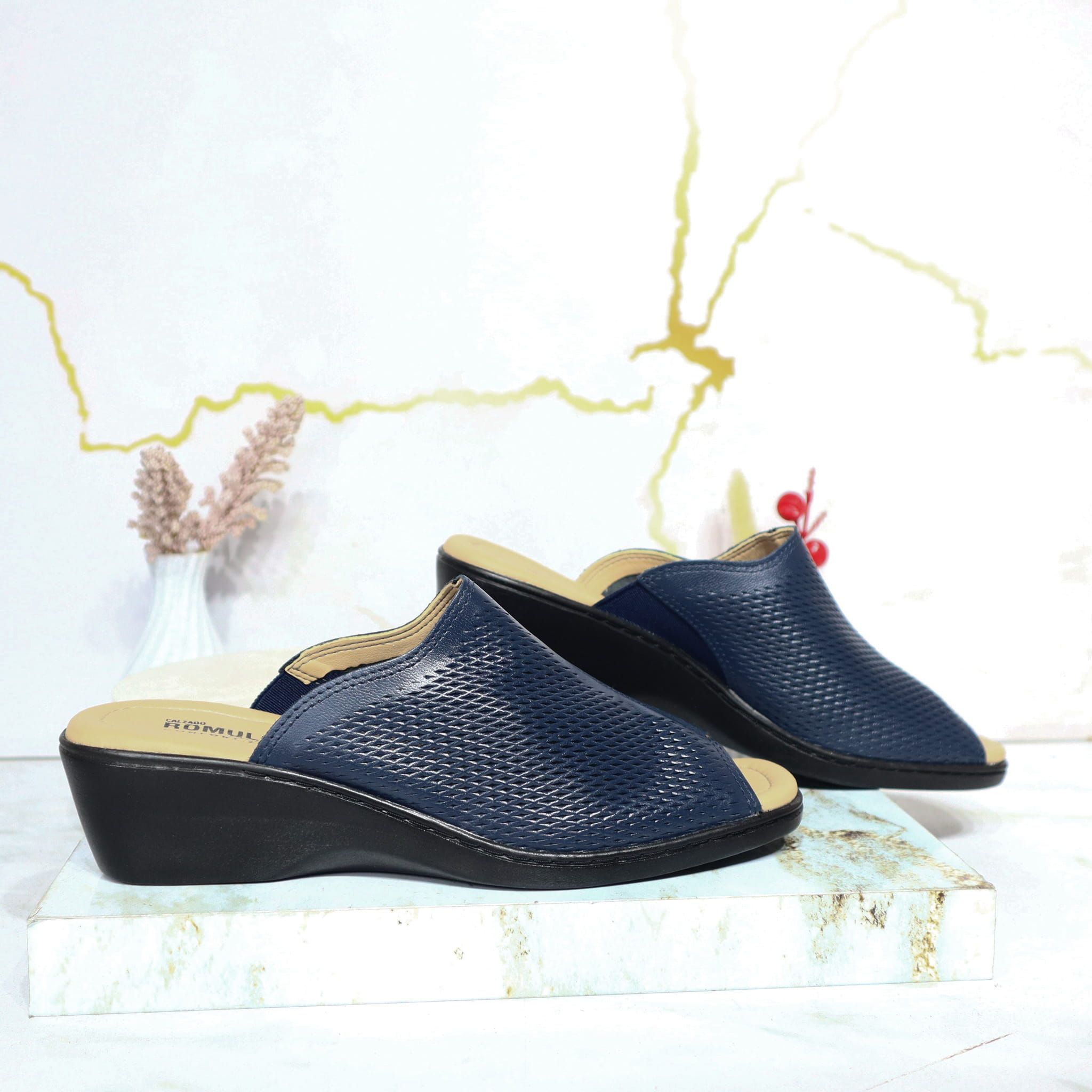 Romulo sandalia azul para mujer RO5185
