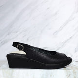 Romulo sandalia negro para mujer RO5378