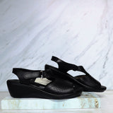 Romulo sandalia negro para mujer RO5591