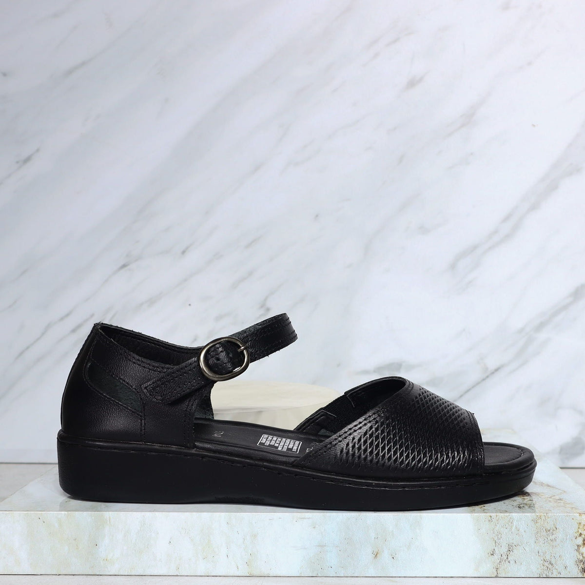 Romulo sandalia negro para mujer RO5748