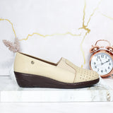 Romulo cerrado beige para mujer RO3669