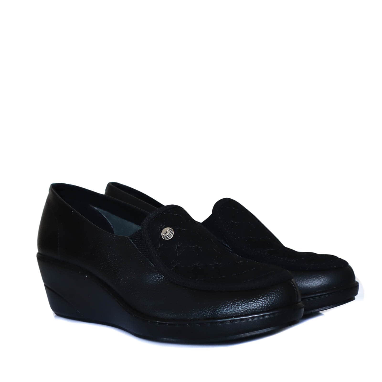 Romulo cerrado negro para mujer RO3632
