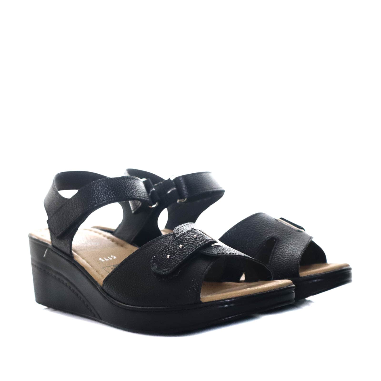 Romulo sandalia negro para mujer RO5173