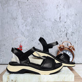 Sandalia negro para mujer 257845-Z717