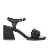 Sandalia tacon negro para mujer Q146-Z471