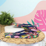 Sandalia plana azul x colores para mujer VT83883