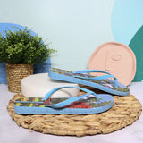 Sandalia plana azul claro para mujer VT25483