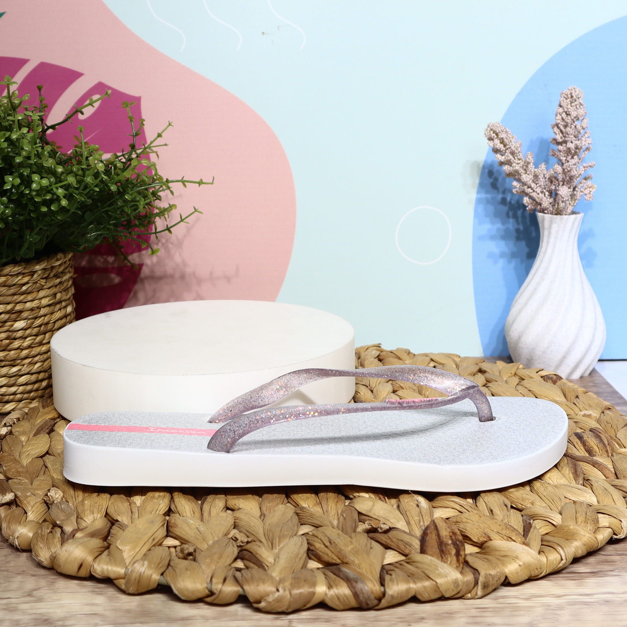 Bolichero high blanco x glitter para mujer VT26481