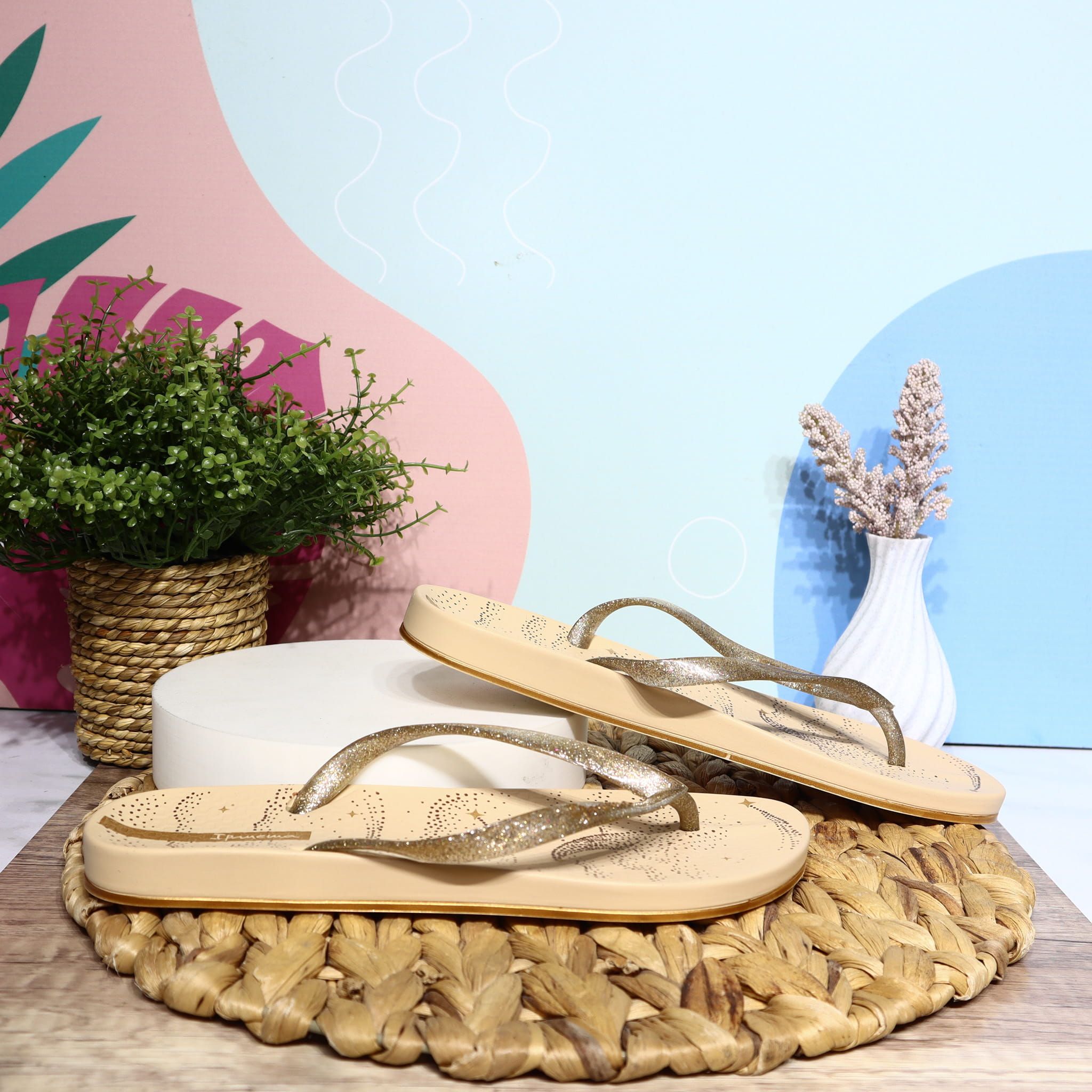 Ipanema beige x gliter para mujer VT83760