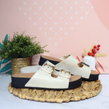 Zaxy beige x negro para mujer ZA19333