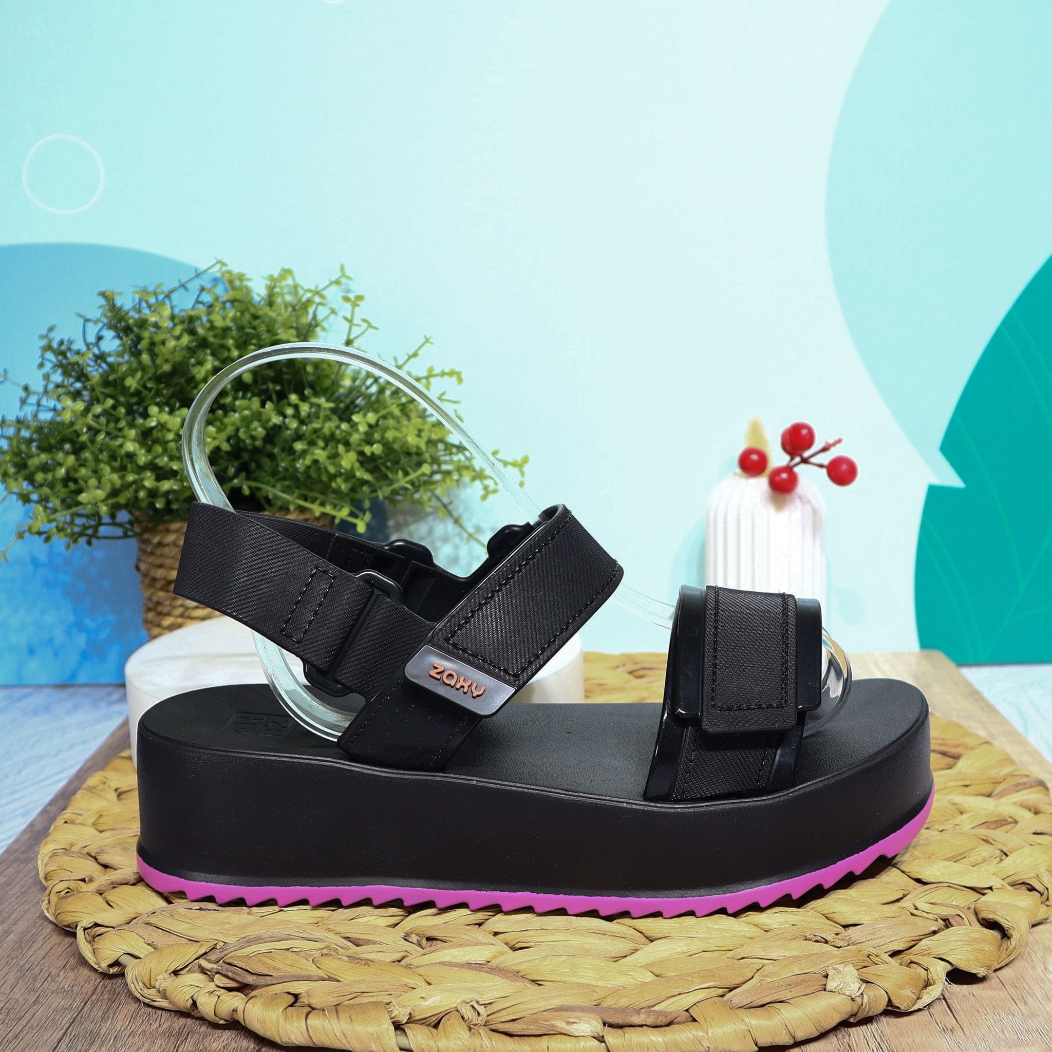 Zaxy negro para mujer ZA19282