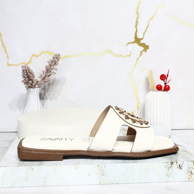 Sandalia plana avellana para mujer 1003-Z148