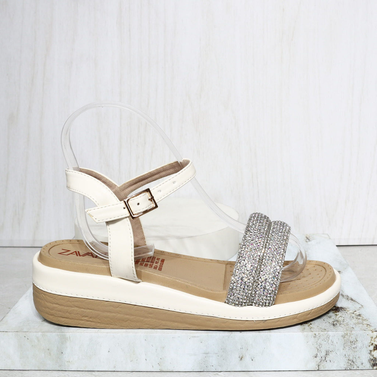 Sandalia talco para mujer 1125-Z431