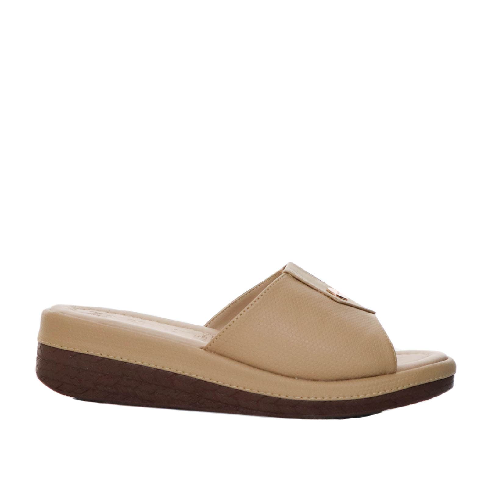 Sandalia plana amaretto para mujer 127-Z431