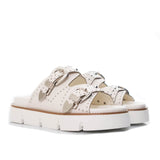 Sandalia plana blanco para mujer 2035-Z409