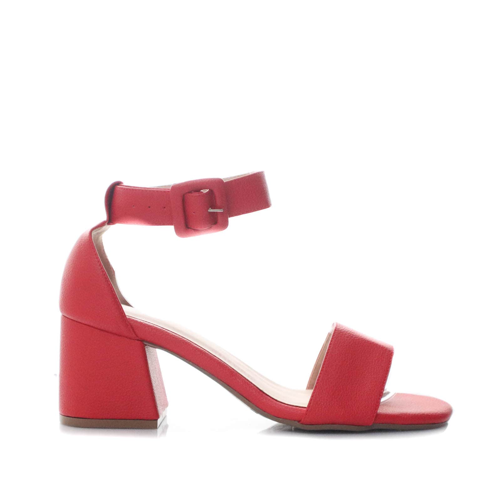 Sandalia tacon rojo para mujer 2350-Z148
