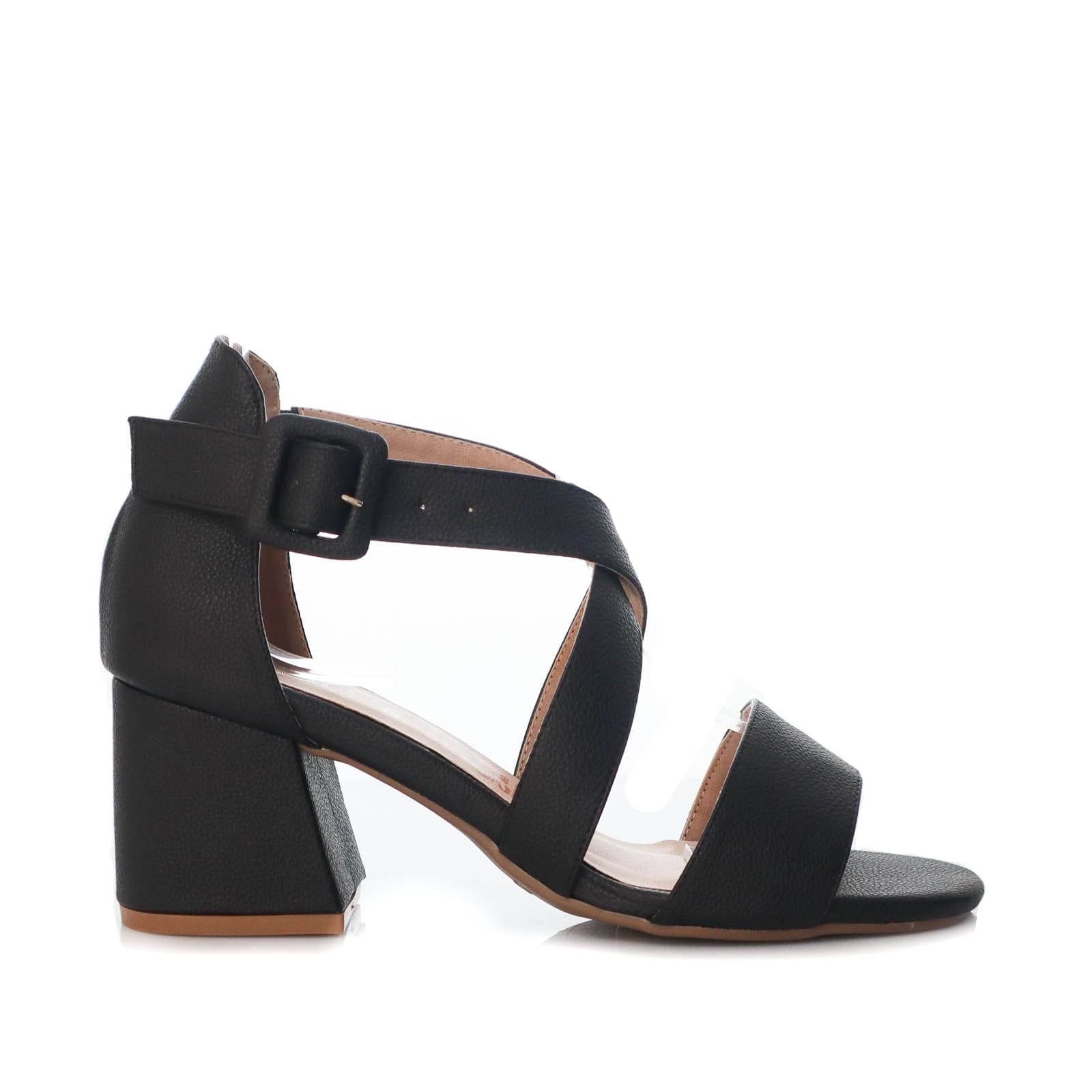 Sandalia tacon negro para mujer 2355-Z148