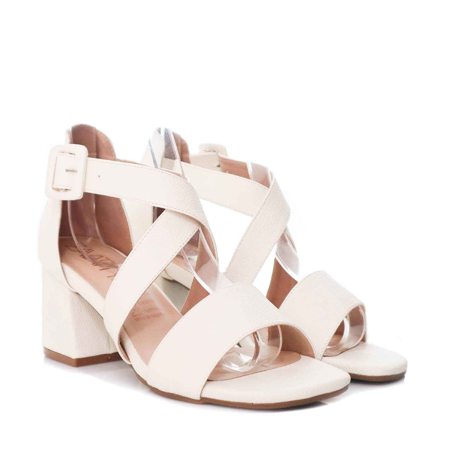 Sandalia tacon talco para mujer 2355-Z148