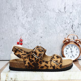 Sandalia canoa animal print para mujer 251018-Z718