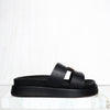 Sandalia canoa negro para mujer 26032-Z43