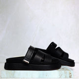 Sandalia canoa negro para mujer 26034-Z43