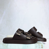 Sandalia canoa cafe para mujer 26040-Z43
