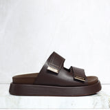 Sandalia canoa cafe para mujer 26047-Z43