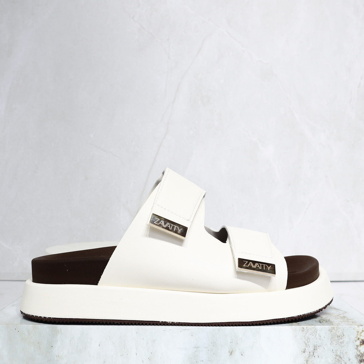 Sandalia canoa talco para mujer 26047-Z43