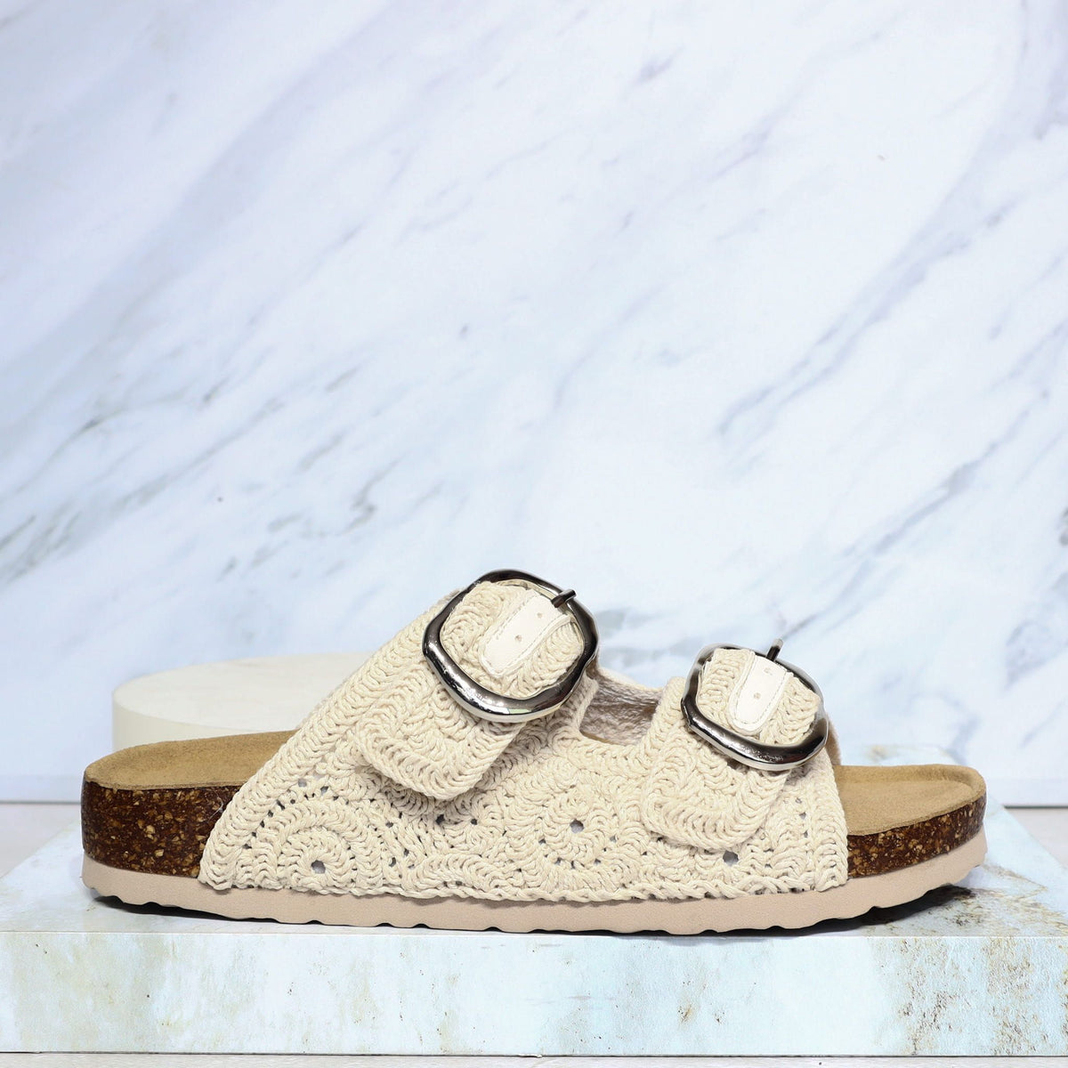 Sandalia canoa beige para mujer 26113-Z718