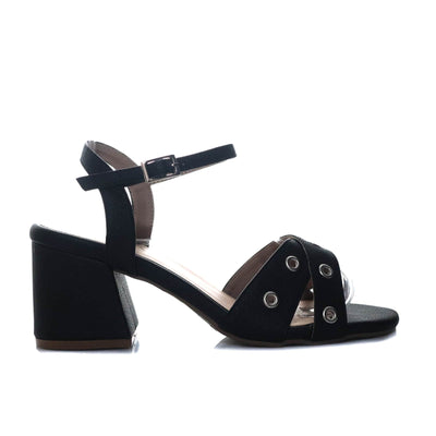 Sandalia tacon negro para mujer 2649-Z148