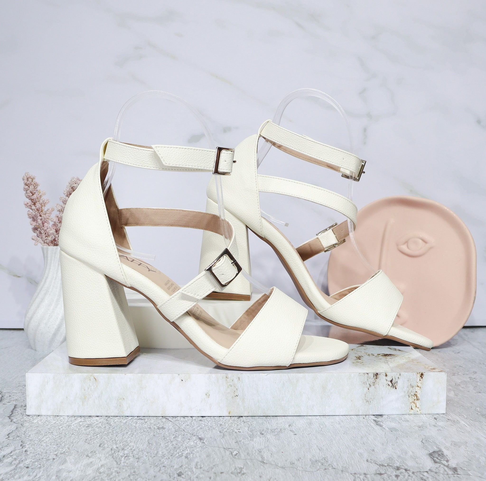 Sandalia tacon talco para mujer 2718-Z148