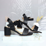 Sandalia tacon negro para mujer 2721-Z148