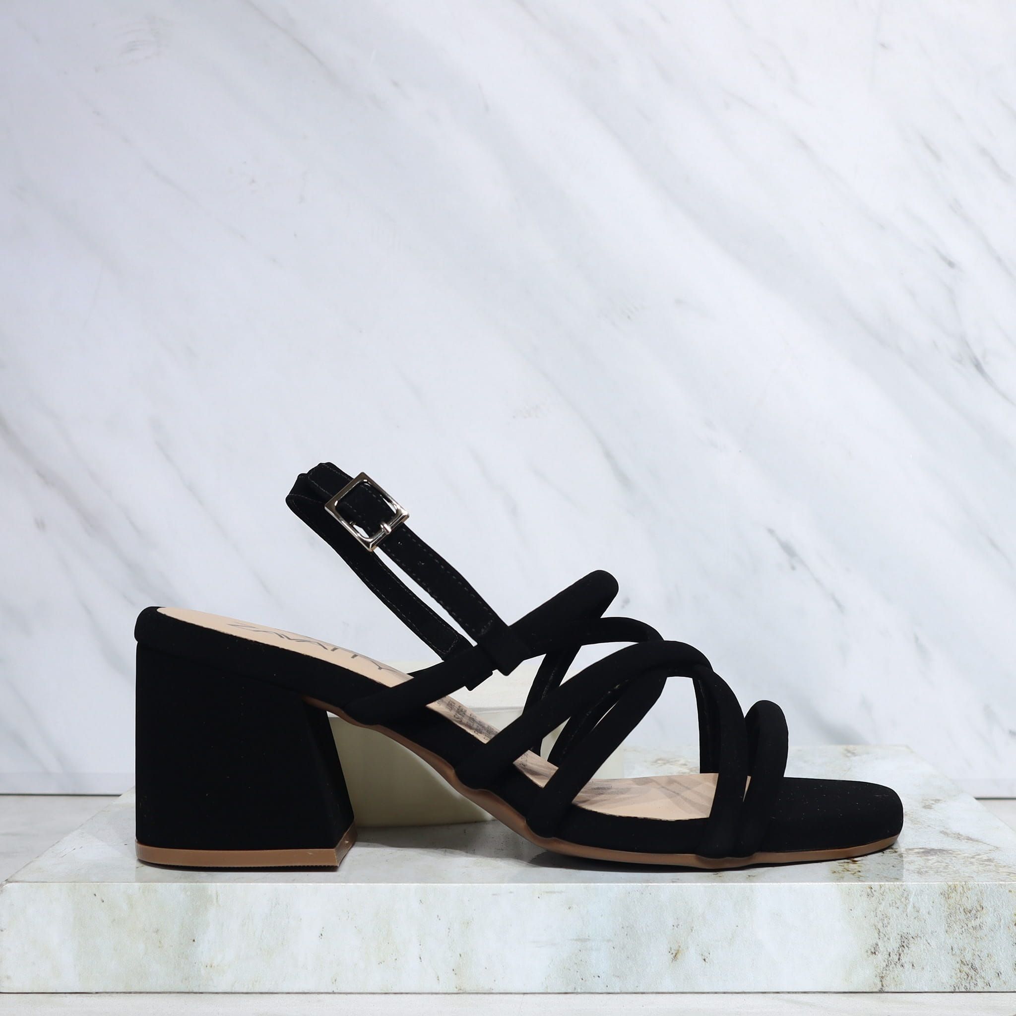 Sandalia tacon negro para mujer 2764-Z148