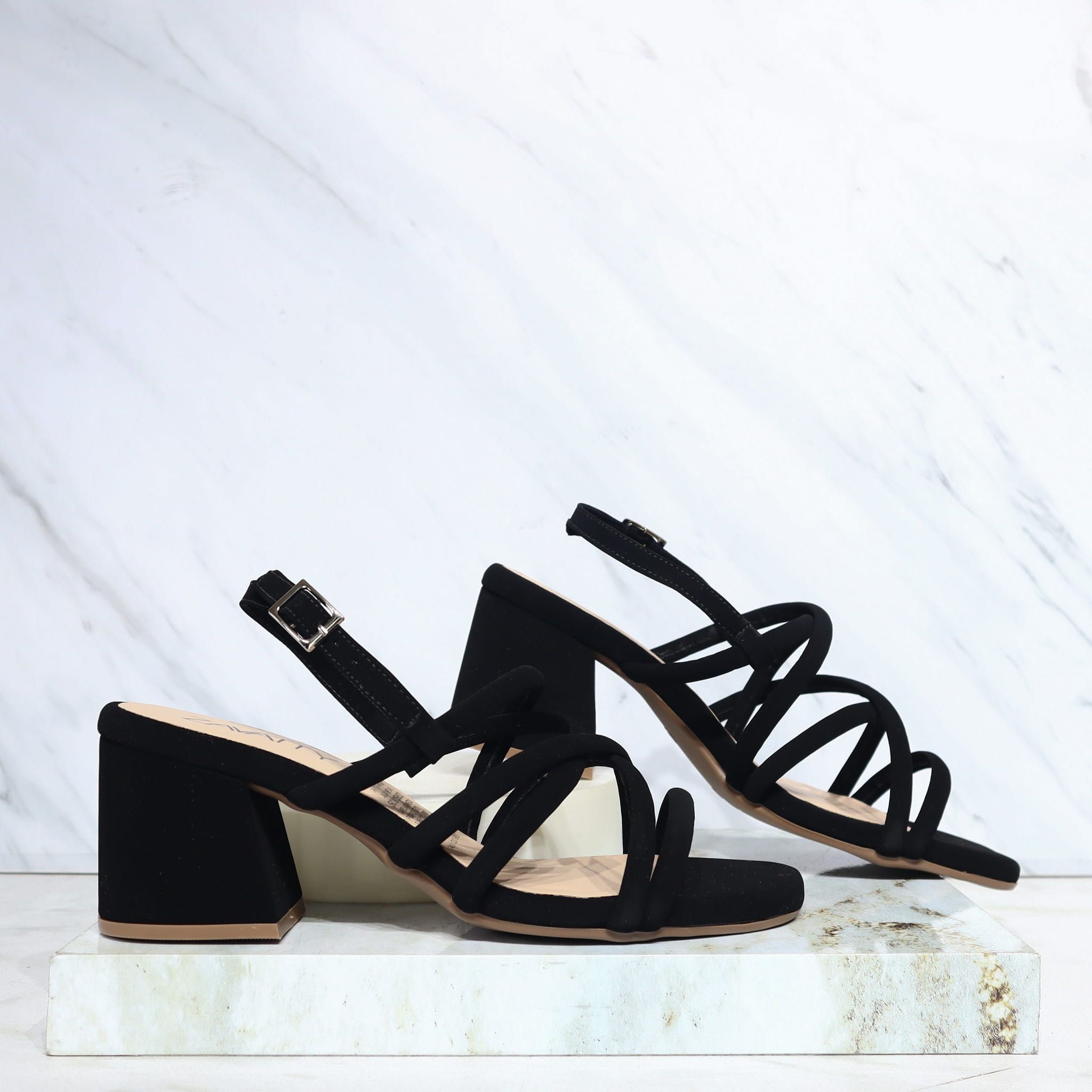 Sandalia tacon negro para mujer 2764-Z148