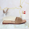 Sandalia plana oro rosa para mujer 2819-Z197