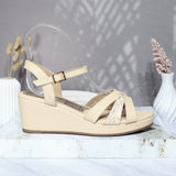 Plataforma baja beige para mujer 317C-Z610