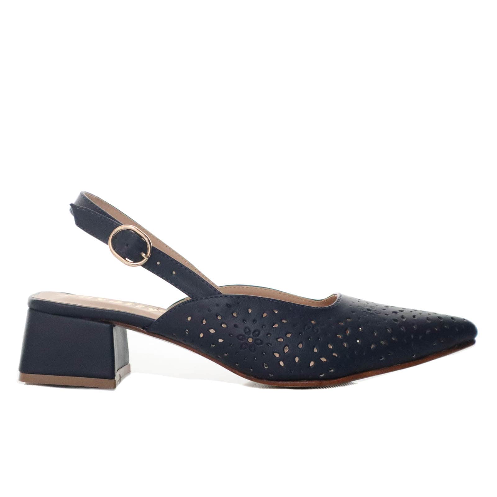 Tacon azul oscuro para mujer 325-Z509