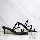 Sandalia tacon negro para mujer 5501-Z471