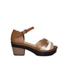 Sandalia tacon tierra cuero para mujer 6132-Z06