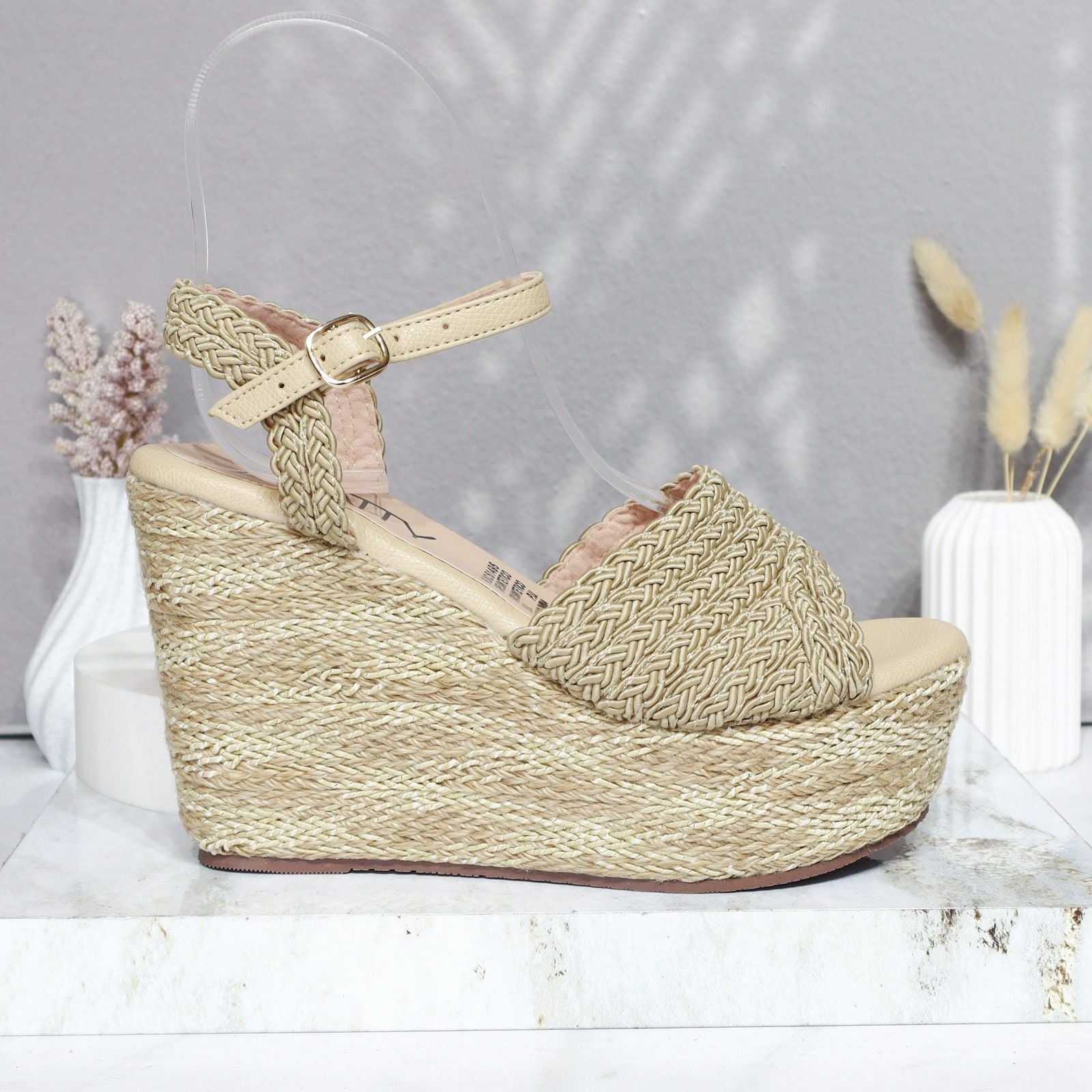 Plataforma alta yute para mujer 638-Z482