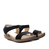 Sandalia plana negro para mujer 8041-Z83