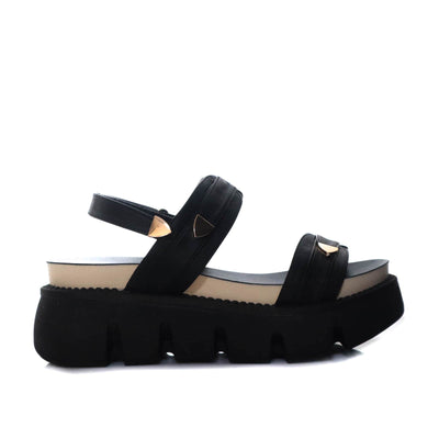 Plataforma baja negro para mujer 8055-Z83