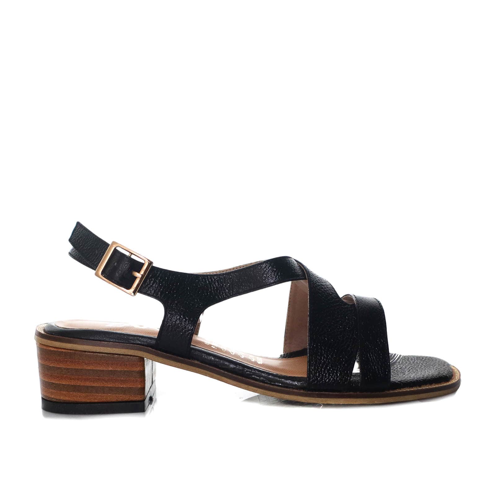 Sandalia tacon negro para mujer 806-z559