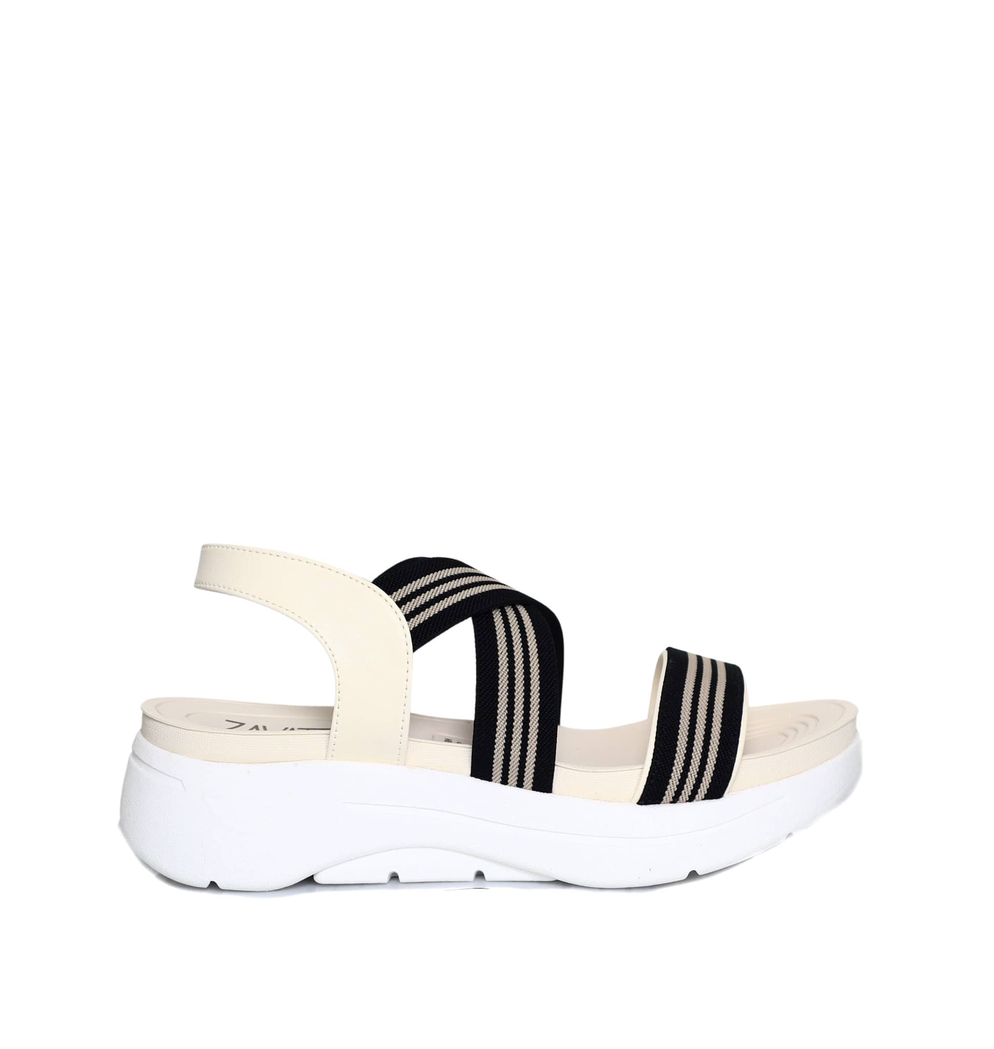 Sandalia plana talco para mujer 9014-Z83